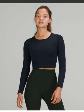 Lululemon Ebb to Street Long Sleeve - True Navy